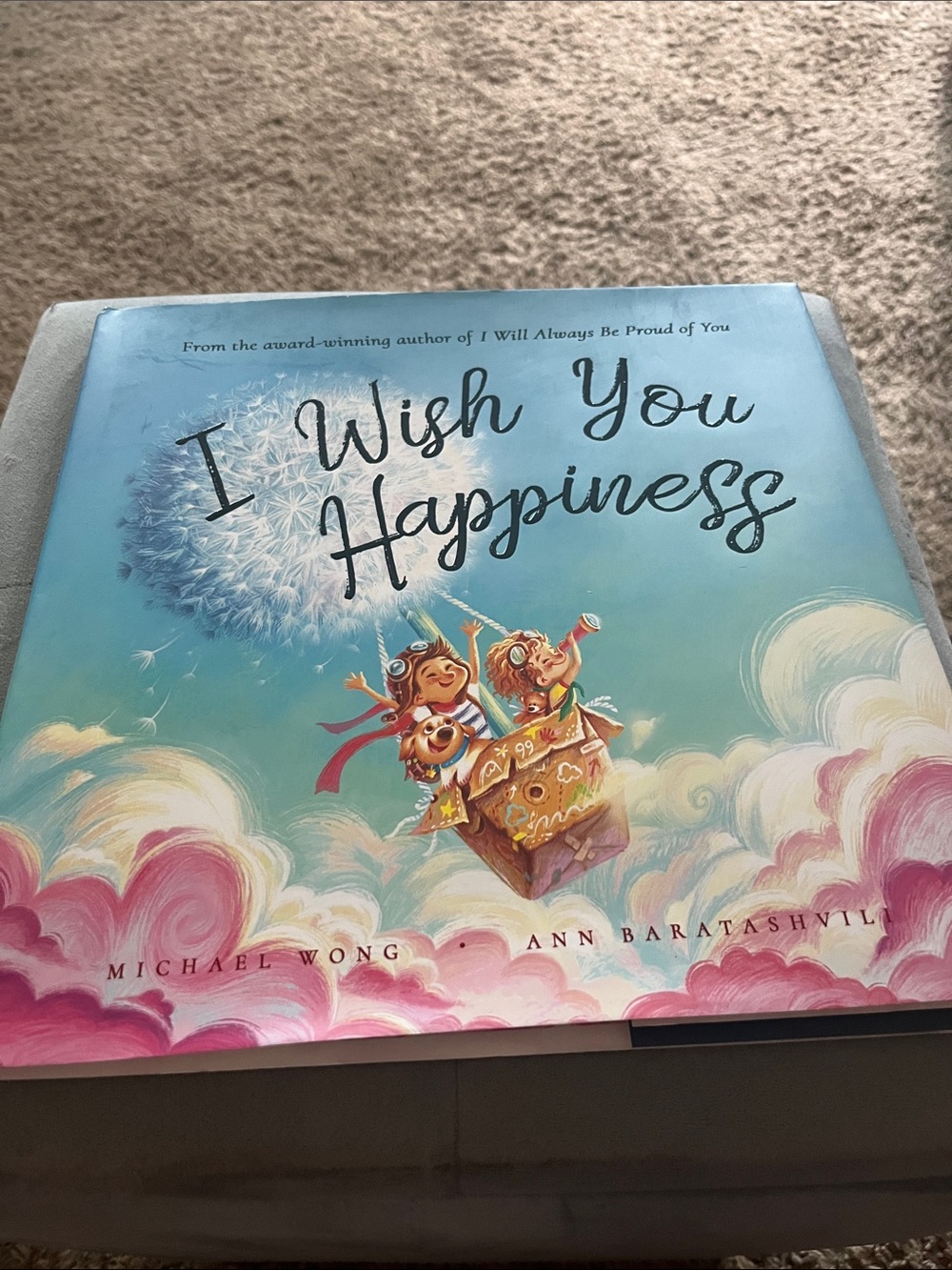 I Wish You Happiness Children's Book - Blue